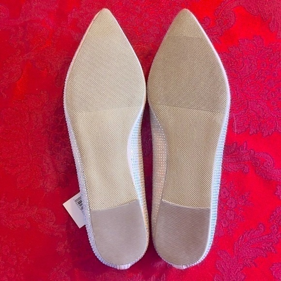 Brand New Sugar Iridescent Beaded Pointed Toe Slip On Flats Dressy Loafers - Picture 13 of 15